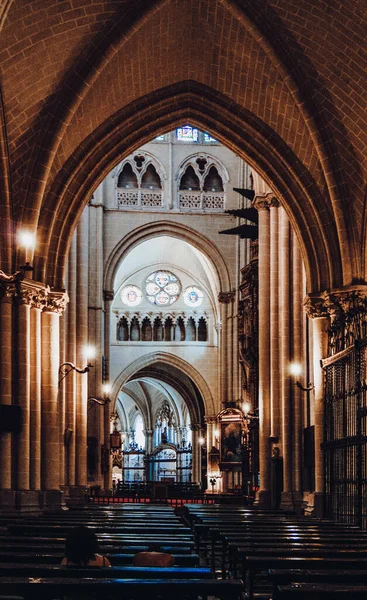 Interior Cathedral Toledo — Stock Photo, Image