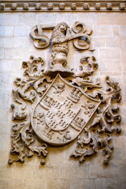 Burgos katedralinin duvarının ayrıntıları.