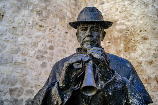 Estatua Dedicada Los Músicos Burgos — Foto de Stock
