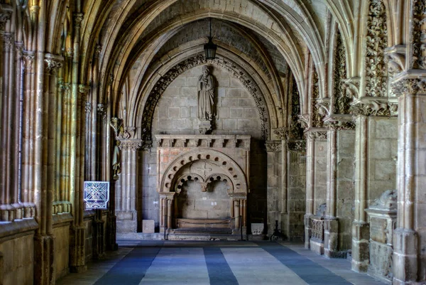 Corridors Intérieur Cathédrale Burgos — Photo