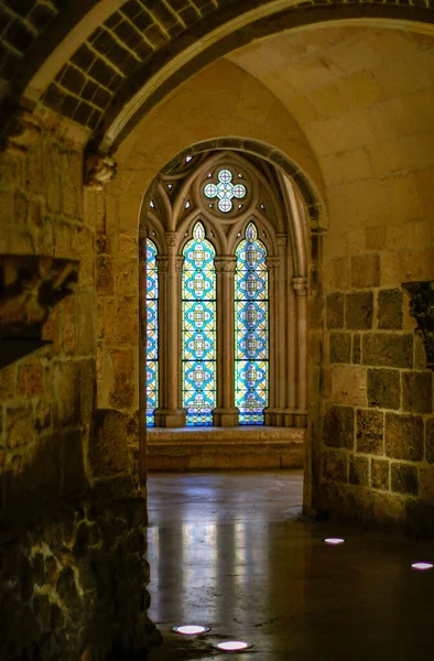 Folyosók Burgos Katedrálisában — Stock Fotó