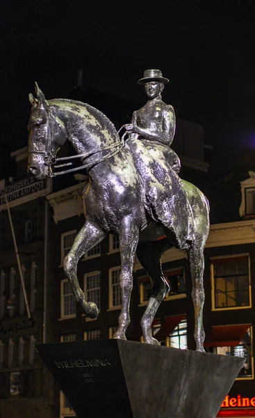 Monumento Homenaje Equitación Ámsterdam — Foto de Stock