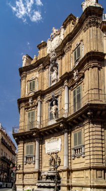 Palermo 'nun dört köşesinden birinin ayrıntıları.