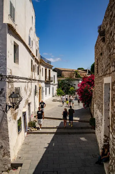 Descobrindo Centro Histórico Ibiza — Fotografia de Stock