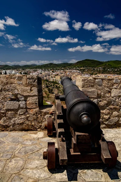 Defense cannon of the Ibiza fortress