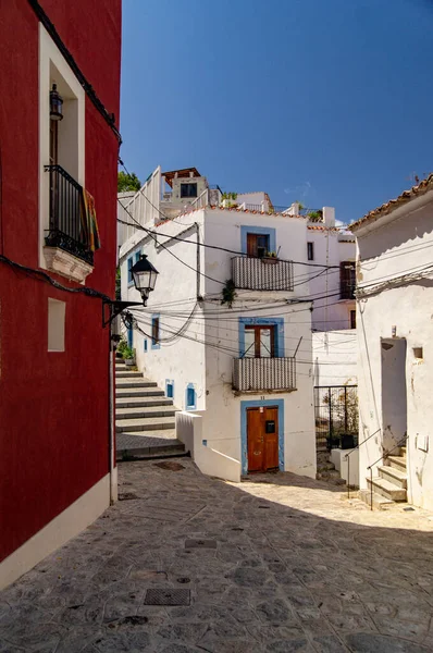 Descobrindo Centro Histórico Ibiza — Fotografia de Stock