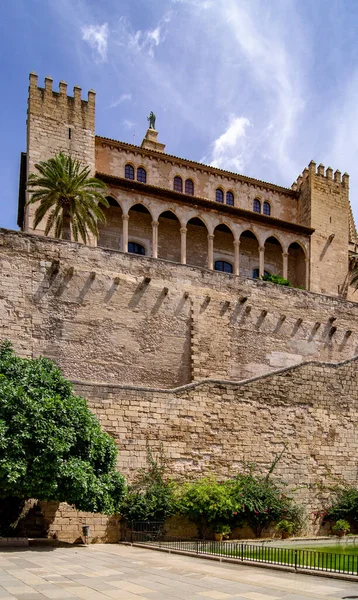 Koninklijk Paleis Van Almudaina Palma Mallorca — Stockfoto