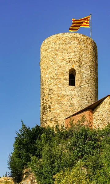 Blanes San Juan Kasteel Toren — Stockfoto