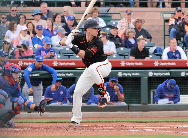 Buster Posey Ricevitore San Francisco Giants Allo Scottsdale Stadium Scottsdale — Foto Stock