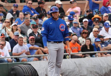 Chicago Cubs Scottsdale Stadyumu, Az / Usa 10 Mart 2020.