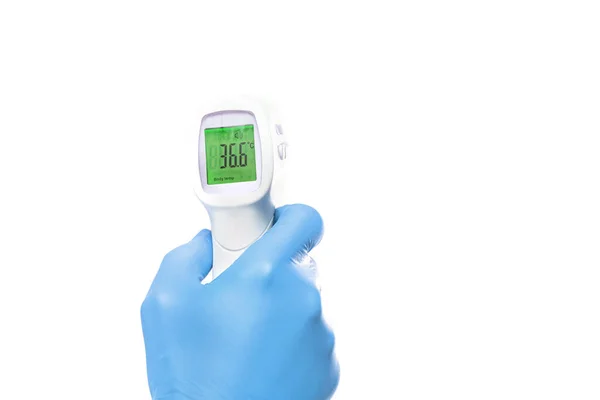 Wapen elektronische medische thermometer meten — Stockfoto