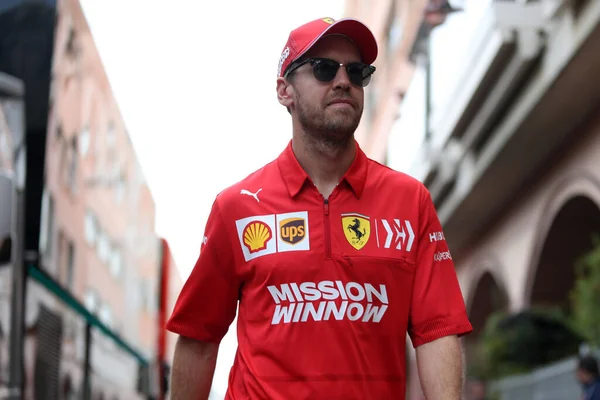 摩纳哥蒙特卡洛 2019年5月22日至26日 2019年摩纳哥大奖赛 Scuderia Ferrari的Sebastian Vettel — 图库照片