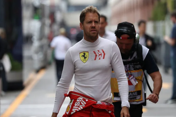 摩纳哥蒙特卡洛 2019年5月22日至26日 2019年摩纳哥大奖赛 Scuderia Ferrari的Sebastian Vettel — 图库照片