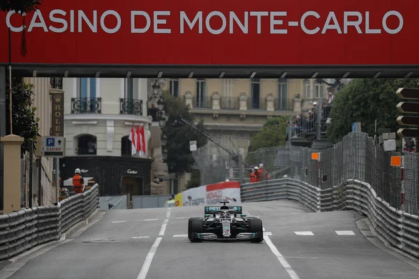 Monte Carlo Mónaco Mayo 2019 Lewis Hamilton Mercedes Amg Petronas — Foto de Stock
