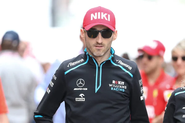 Monte Carlo Monako Května2019 Robert Kubica Rokit Williams Racing Ohradě — Stock fotografie