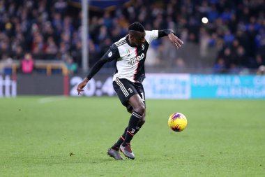 Cenova, İtalya. 18 Aralık 2019. İtalyan Serisi A. Uc Sampdoria, Juventus Fc 'e karşı. Juventus FC 'den Blaise Matuidi..   