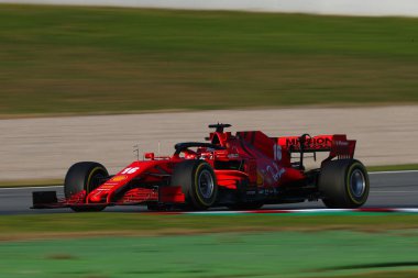 Barselona, İspanya. 19 Şubat 2020. Formula 1 sezon öncesi testi. Charles Leclerc - Scuderia Ferrari SF1000 