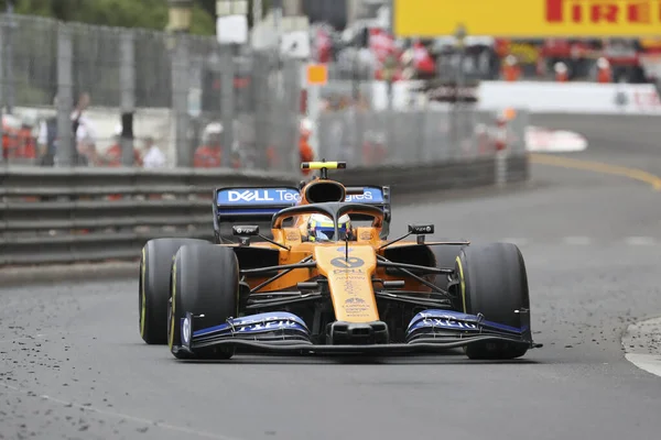 Μόντε Κάρλο Μονακό Μαΐου 2019 Lando Norris Της Mclaren Team — Φωτογραφία Αρχείου