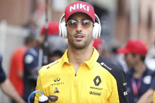 Monte Carlo Monaco Maggio 2019 Daniel Ricciardo Del Team Renault — Foto Stock