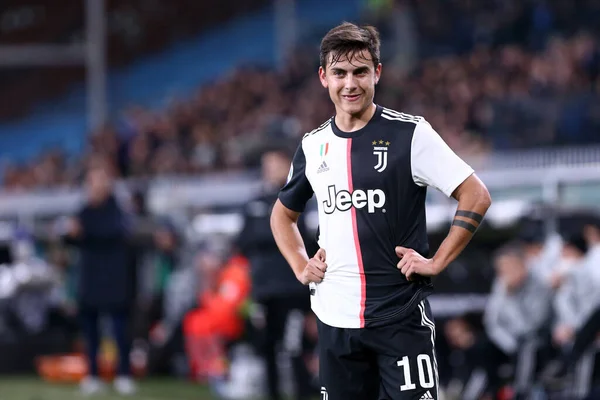 Genova Italien December 2019 Italienska Serie Sampdoria Juventus Paulo Dybala — Stockfoto