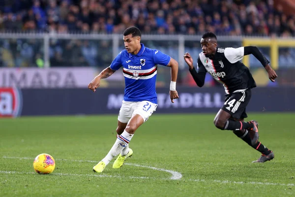 Genova Italia Dicembre 2019 Serie Sampdoria Juventus Jeison Murillo Sampdoria — Foto Stock