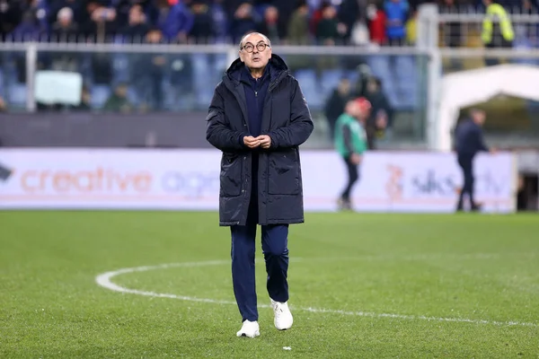 Genua Włochy Grudnia 2019 Włoski Serie Sampdoria Juventus Maurizio Sarri — Zdjęcie stockowe