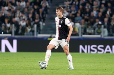 Torino, İtalya. 22 Ekim 2019. Uefa Şampiyonlar Ligi D Grubu. Juventus Fc, Lokomotiv Moskva 'ya karşı. Juventus FC 'den Matthijs de Ligt.   