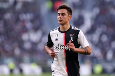 Torino, İtalya. 06 Ocak 2020. İtalyan Serisi A. Juventus Fc, Cagliari Calcio 'ya karşı. Juventus FC 'den Paulo Dybala 