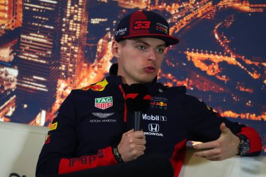 Barselona, İspanya. 28 Şubat 2020. Formula 1 sezon öncesi testi. Hollanda 'dan Max Verstappen ve F1 Kış Testi' nin altıncı gününde Aston Martin Red Bull Yarışları 