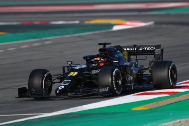 Barselona, İspanya. 19 Şubat 2020. Formula 1 sezon öncesi testi. Esteban Ocon - Renault Spor Formülü 1 Ekibi RS20