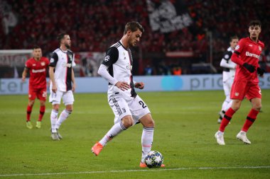 Leverkusen, Almanya. 11 Aralık 2019. Uefa Şampiyonlar Ligi 2019-20 Grubu D. Daniele Rugani Juventus FC 'den..   