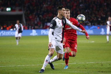 Leverkusen, Almanya. 11 Aralık 2019. Uefa Şampiyonlar Ligi 2019-20 Grubu D. Cristiano Ronaldo Juventus FC 'den..   