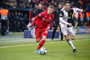 Leverkusen, Almanya. 11 Aralık 2019. Uefa Şampiyonlar Ligi 2019-20 Grubu D. Daley Bataklığı Bayer Leverkusen.