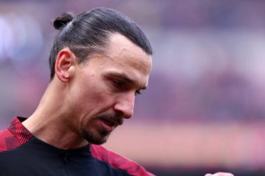 Milano, İtalya. 19 Ocak 2020. İtalyan Serisi A. Ac Milan, Udinese Calcio 'ya karşı. Ac Milan 'dan Zlatan Ibrahimoviç. 