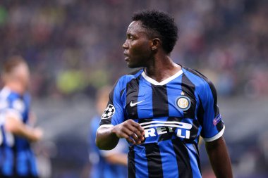 Milano, İtalya. 23 Ekim 2019. Uefa Şampiyonlar Ligi. Fc Internazionale Borussia 09 Dortmund 'a karşı. FC Internazionale 'den Kwadwo Asamoah, Milano, İtalya. 