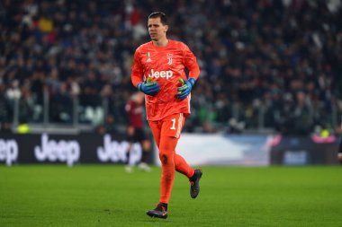  İtalya Juventus FCTorino 'dan Wojciech Szczesny. 10 Kasım 2019. İtalyan Serie A- Juventus Fc Ac Milan 'a karşı.