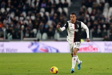 Torino, İtalya. 19 Ocak 2020. İtalyan Serisi A. Juventus Fc, Parma Calcio 'ya karşı. Juventus FC' den Danilo..   