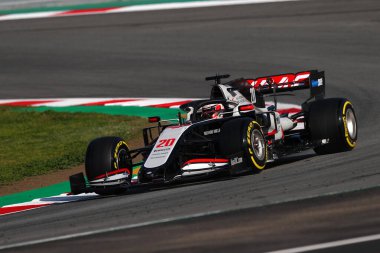 Barselona, İspanya. 19 Şubat 2020. Formula 1 sezon öncesi testi. Kevin Magnussen - Haas F1 Ekibi VF-20 