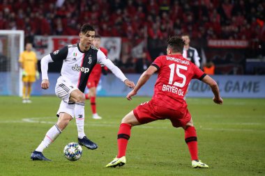 Leverkusen, Almanya. 11 Aralık 2019. Uefa Şampiyonlar Ligi 2019-20 Grubu D. Cristiano Ronaldo Juventus FC 'den..   