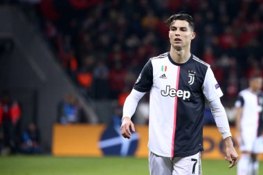 Leverkusen, Almanya. 11 Aralık 2019. Uefa Şampiyonlar Ligi 2019-20 Grubu D. Cristiano Ronaldo Juventus FC 'den..   