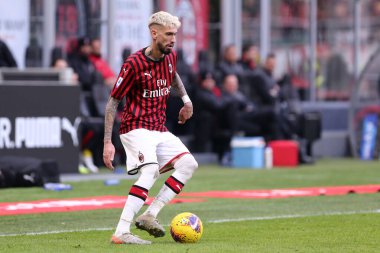 Milano, İtalya. 19 Ocak 2020. İtalyan Serisi A. Ac Milan, Udinese Calcio 'ya karşı. Ac Milan 'dan Samu Castillejo. 