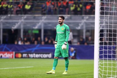 Milano, İtalya. 23 Ekim 2019. Uefa Şampiyonlar Ligi. Fc Internazionale Borussia 09 Dortmund 'a karşı. Borussia 'dan Roman Burki Dortmund Milano, İtalya. 
