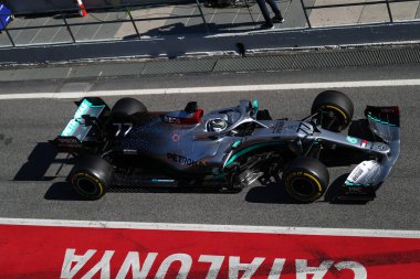 Barselona, İspanya. 26 Şubat 2020. Sezon öncesi F1 Kış Testi sırasında Mercedes AMG Petronas F1 Takımı Valtteri Bottas