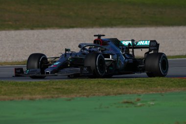 Barselona, İspanya. 26 Şubat 2020. Sezon öncesi F1 Kış Testi sırasında Mercedes AMG Petronas F1 Takımı Valtteri Bottas