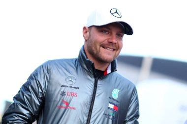 Barselona, İspanya. 26 Şubat 2020. Sezon öncesi F1 Kış Testi sırasında Mercedes AMG Petronas F1 Takımı Valtteri Bottas