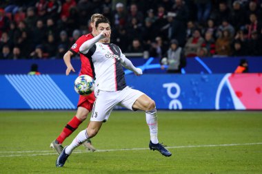 Leverkusen, Almanya. 11 Aralık 2019. Uefa Şampiyonlar Ligi 2019-20 Grubu D. Cristiano Ronaldo Juventus FC 'den..   