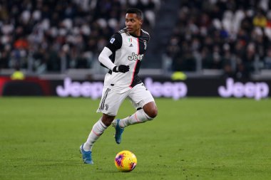 Torino, İtalya. 19 Ocak 2020. İtalyan Serisi A. Juventus Fc, Parma Calcio 'ya karşı. Juventus FC 'den Alex Sandro.