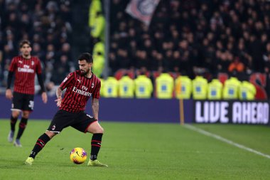 ActionTorino, İtalya 'da Ac Milan' dan Suso. 10 Kasım 2019. İtalyan Serie A- Juventus Fc Ac Milan 'a karşı.