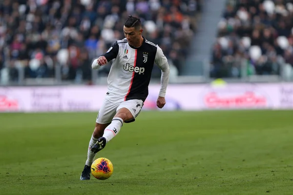 Torino Itálie Ledna2020 Italská Serie Juventus Cagliari Calcio Cristiano Ronaldo — Stock fotografie