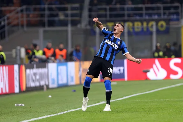 Milano Italia Ottobre 2019 Uefa Champions League Internazionale Borussia Dortmund — Foto Stock